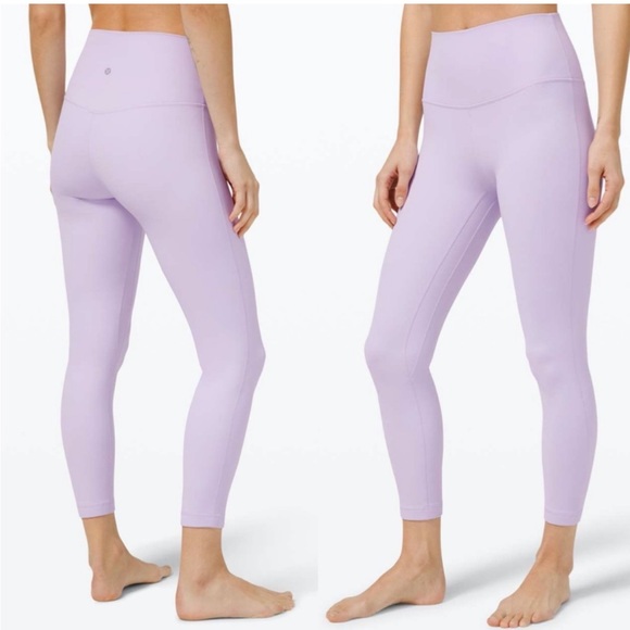 lululemon athletica Pants - lululemon Align High Rise 25” Pant Lavender Dew cropped pastel legging gym